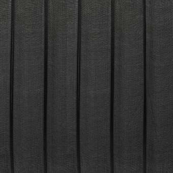 Organzaband, 100cm, 7mm breit, schwarz schwarz