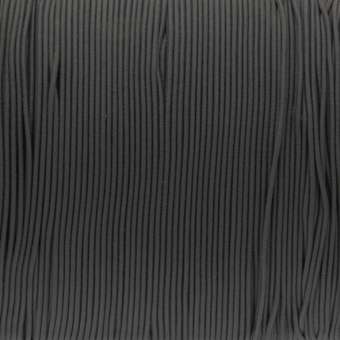 elastisches Band (50cm), 1mm, rund, dunkelgrau dunkelgrau