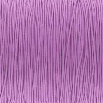 elastisches Band (50cm), 1mm, rund, hellviolett hellviolett