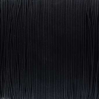 elastisches Band (50cm), 1mm, rund, marine blau blau-grau
