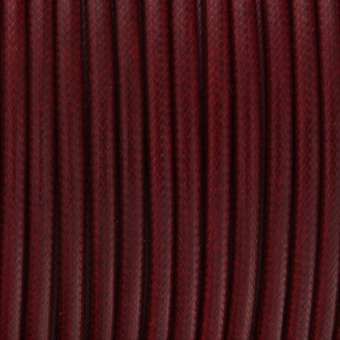 Gewachstes Schmuckband (50cm), 4mm breit, rund, dunkelrot dunkelrot