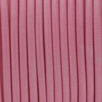 Gewachstes Schmuckband (50cm), 4mm breit, rund, rosa rosa