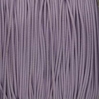 Gewachstes Schmuckband (100cm), 1mm breit, rund, hellviolett hellviolett