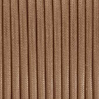Gewachstes Schmuckband (50cm), 4mm breit, rund, hellbraun hellbraun