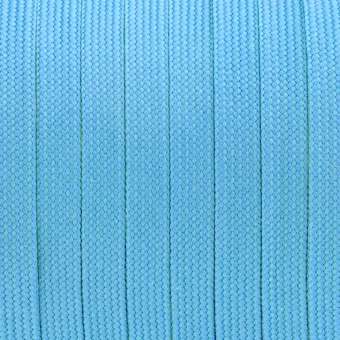Gewirktes Schmuckband (50cm), 10mm breit, hellblau hellblau