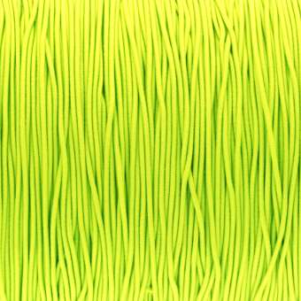 elastisches Band (50cm), 1mm breit, rund, neon gelb neon gelb