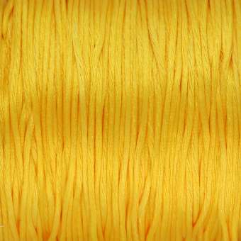 Satinschnur, 100cm, 1,6mm breit, safrangelb safrangelb
