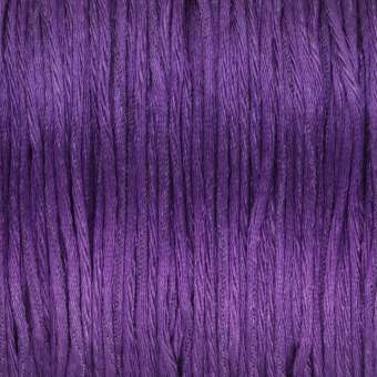 Satinschnur, 100cm, 1,6mm breit, violett dunkelviolett