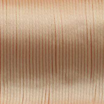 Satinschnur, 100cm, 2,5mm breit, beige-apricot beige-apricot