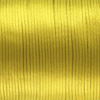 Satinschnur, 100cm, 2,5mm breit, safrangelb gelb