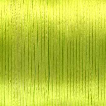Satinschnur, 100cm, 2,5mm breit, neongelb neongelb