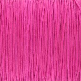 Satinband (100cm), 0,8mm breit, rund, neonpink neonpink