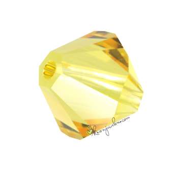 Swarovski Xilion Bead (5328), 8mm, Light Topaz (226) 226 Light Topaz 