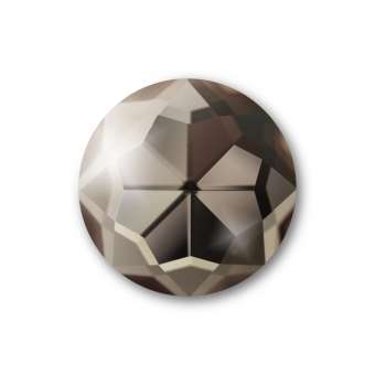 Cabochon, Ø 14 mm, Glas, rund, champagne champagne