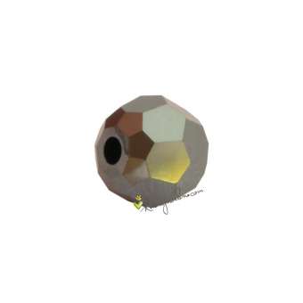 Swarovski (5000), 4mm, Jet Hematite ’FC’ (280 HEFC) 280 HEFC Jet Hematite ’FC’