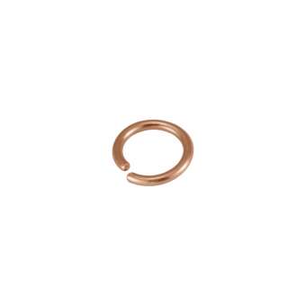 Öse (10 Stück), 5mm, rund, roségoldfarben roségoldfarben