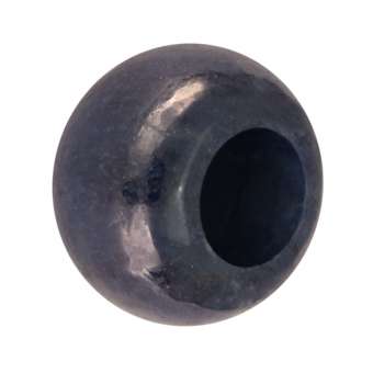 Edelstein Großlochperle "Dumortierite", 13X8,5mm 