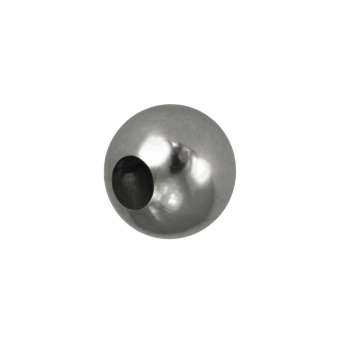 Edelstahl Perle, 8 mm, silberfarben 8mm