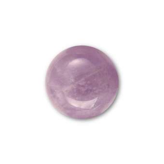 Cabochon, Ø 10 mm, Edelstein (Amethyst), rund Amethyst