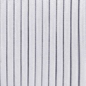 Gewachstes Schmuckband (50cm), 4mm breit, weiß weiß