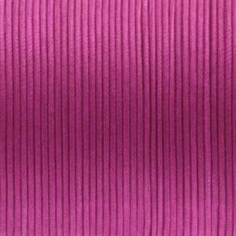 Gewachstes Baumwollband, 100cm, 2mm breit, dunkelpink dunkelpink