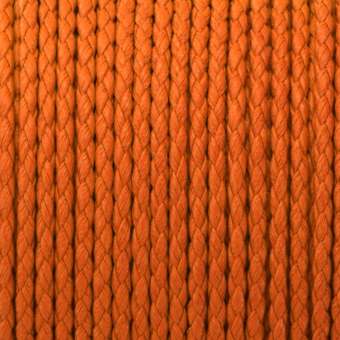 Geflochtenes Kunstlederband, 100cm, 4mm breit, neongelb neongelb