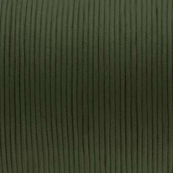 Gewachstes Baumwollband, 100cm, 2mm breit, khaki khaki