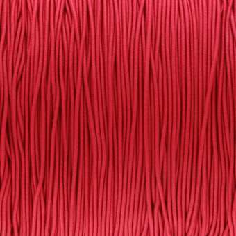 elastisches Band (50cm), 1mm, rund, rot rot