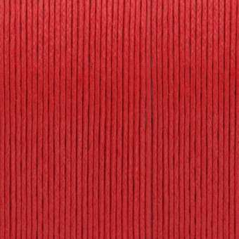 Gewachstes Baumwollband, 1,2mm breit, 100cm, rot rot