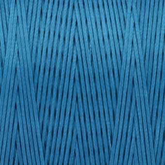 Gewachstes Band in Baumwolloptik (100cm), 1mm X 0,4mm breit, safirtürkis safirtürkis