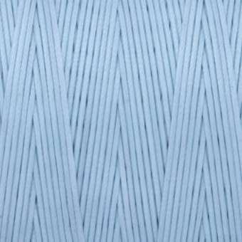 Gewachstes Band in Baumwolloptik (100cm), 1mm X 0,4mm breit, hellblau hellblau