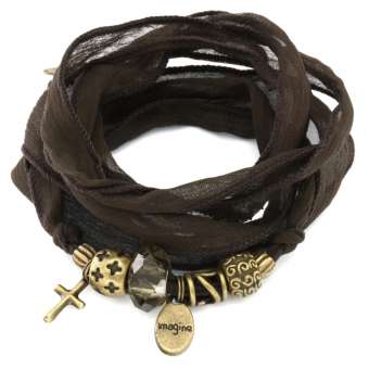 Anleitung Wickelarmband mit Perlen und Charms 