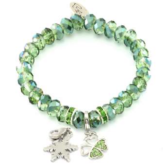 Anleitung elastisches Armband mit Wechselcharm 