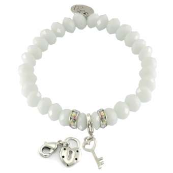 Anleitung elastisches Armband mit Wechselncharm 