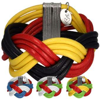 Anleitung geflochtenes Fanarmband 