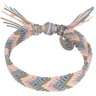 Anleitung geflochtenes Pastellarmband 